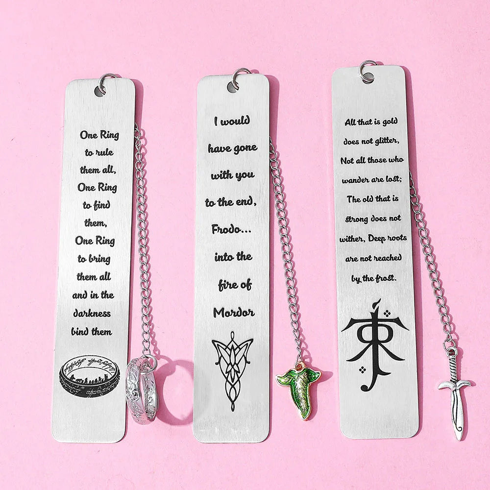Lord of the Rings - Stainless Steel Bookmarks