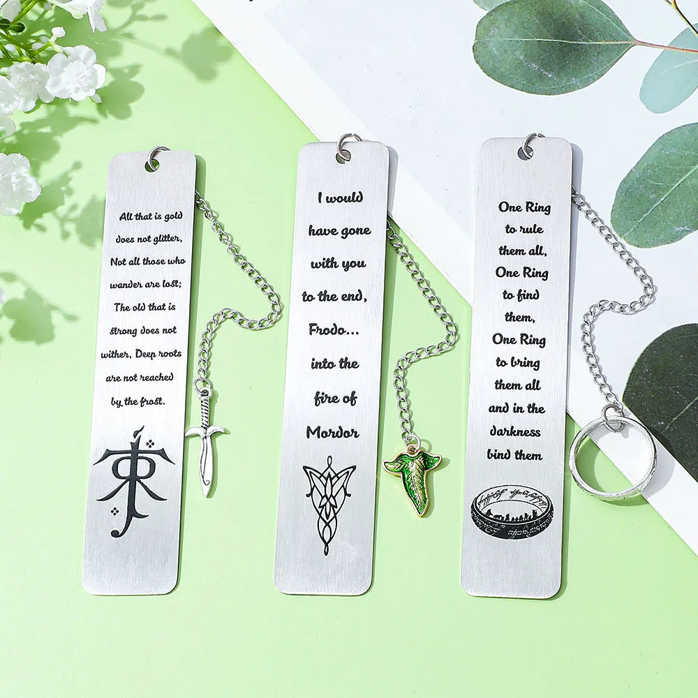 Lord of the Rings - Stainless Steel Bookmarks