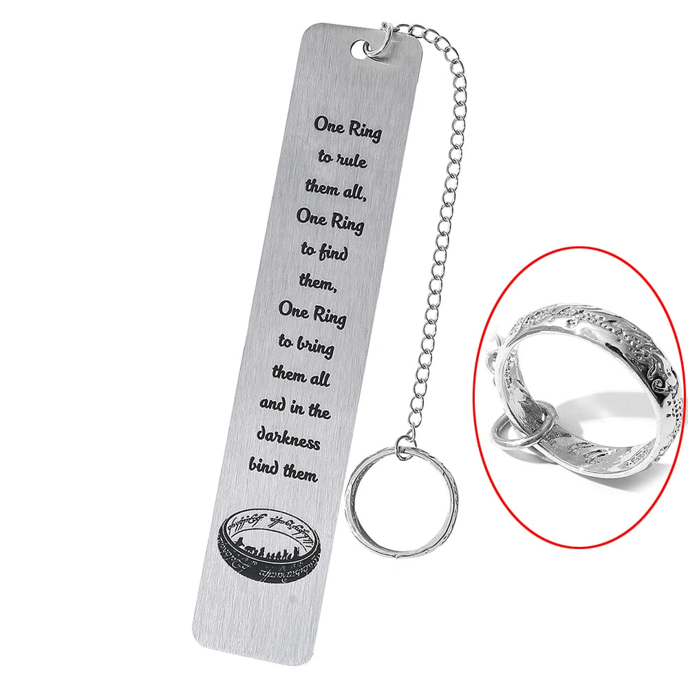 Lord of the Rings - Stainless Steel Bookmarks